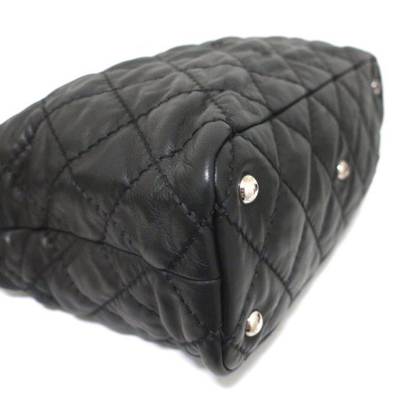 CHANEL 2013 ULTIMATE STITCH HOBO BLACK QUILTED LEATHER LARGE SHOULDER BAG - Picture 8 of 15